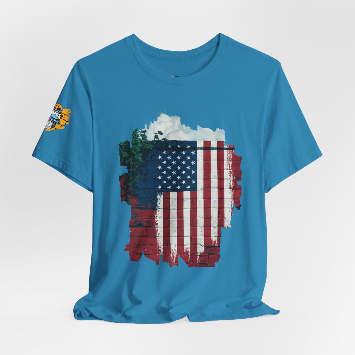American flag tee