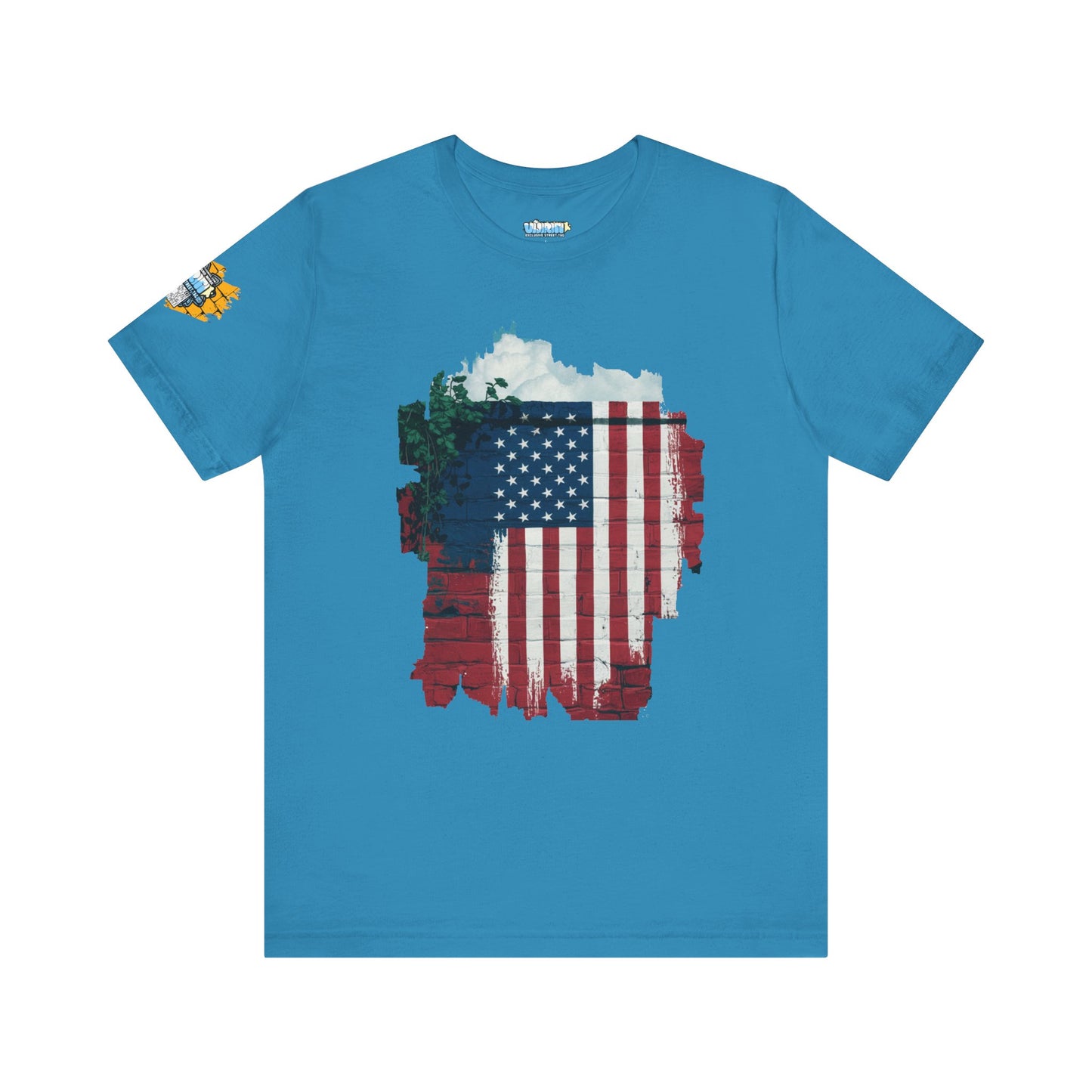 American flag tee