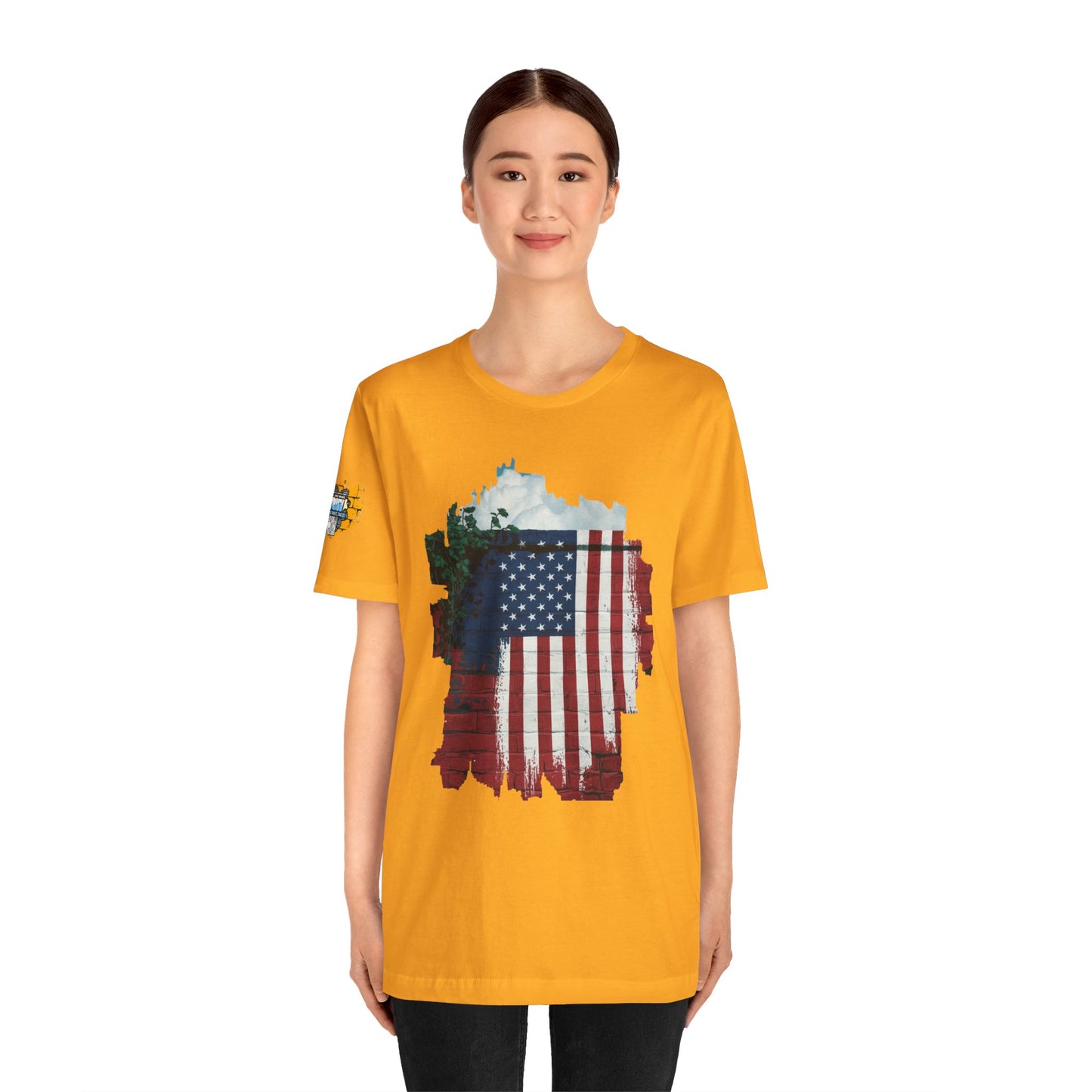 American flag tee