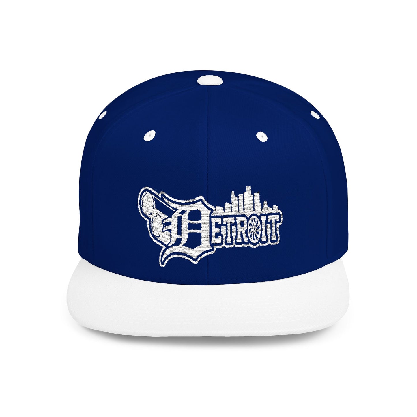 Big pipes detroit Flat Bill Snapback