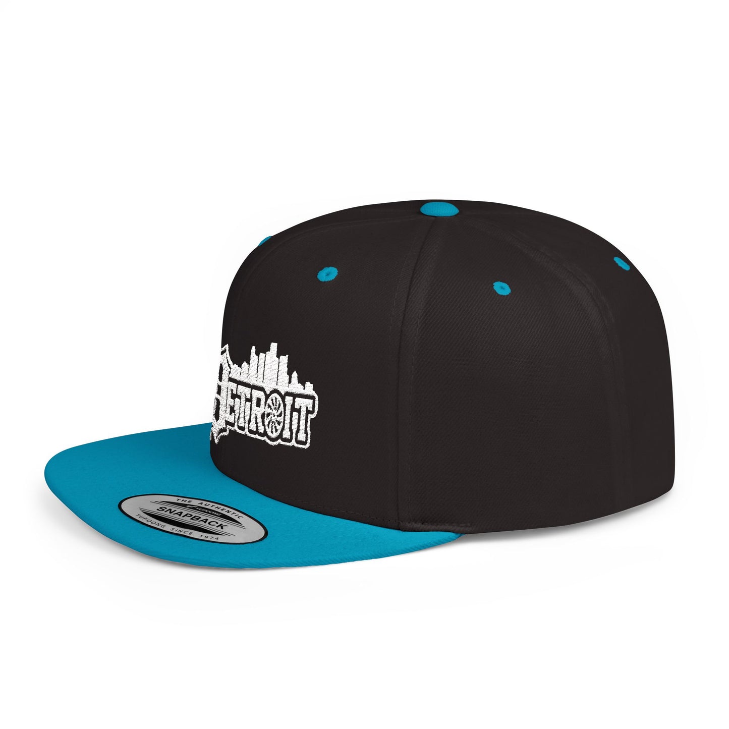 Big pipes detroit Flat Bill Snapback