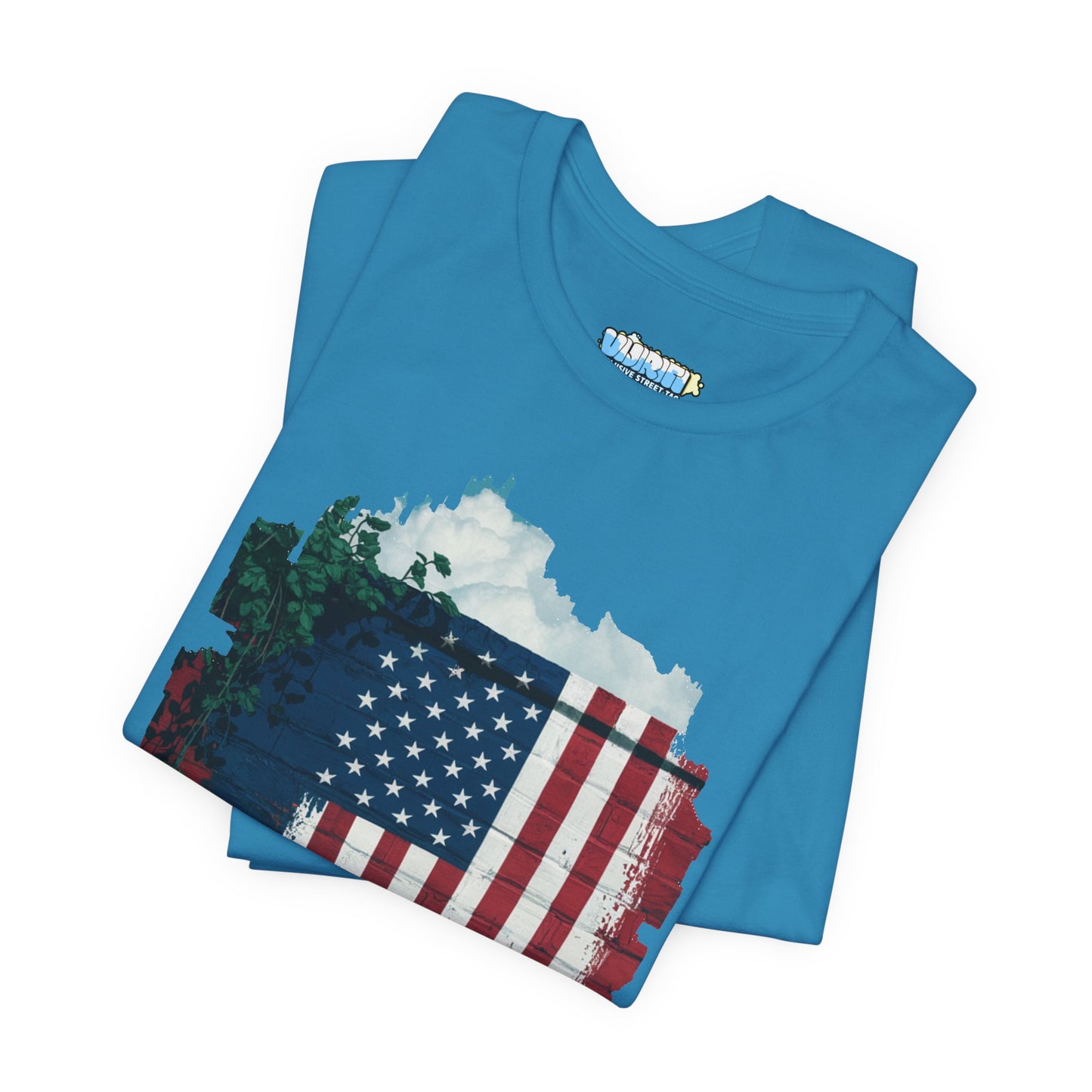 American flag tee