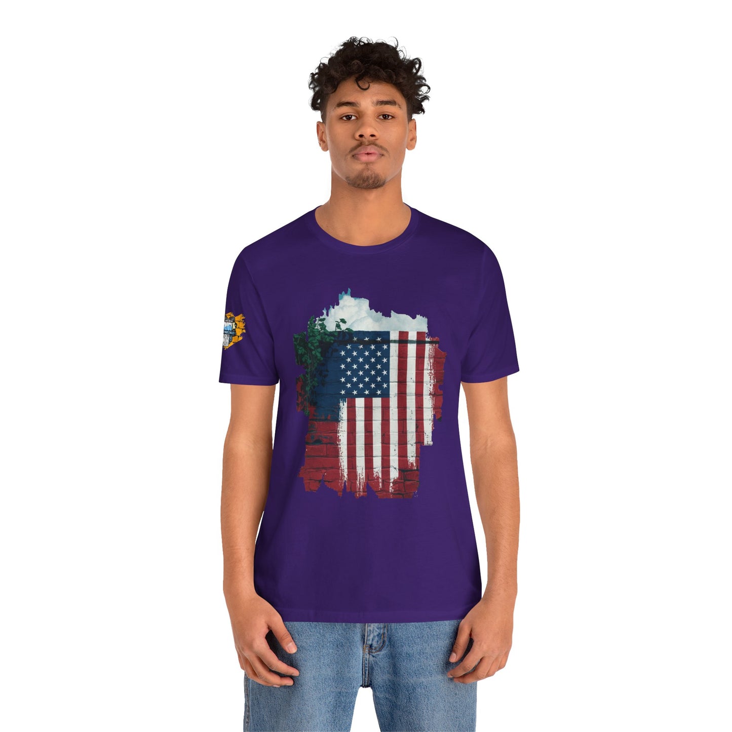 American flag tee