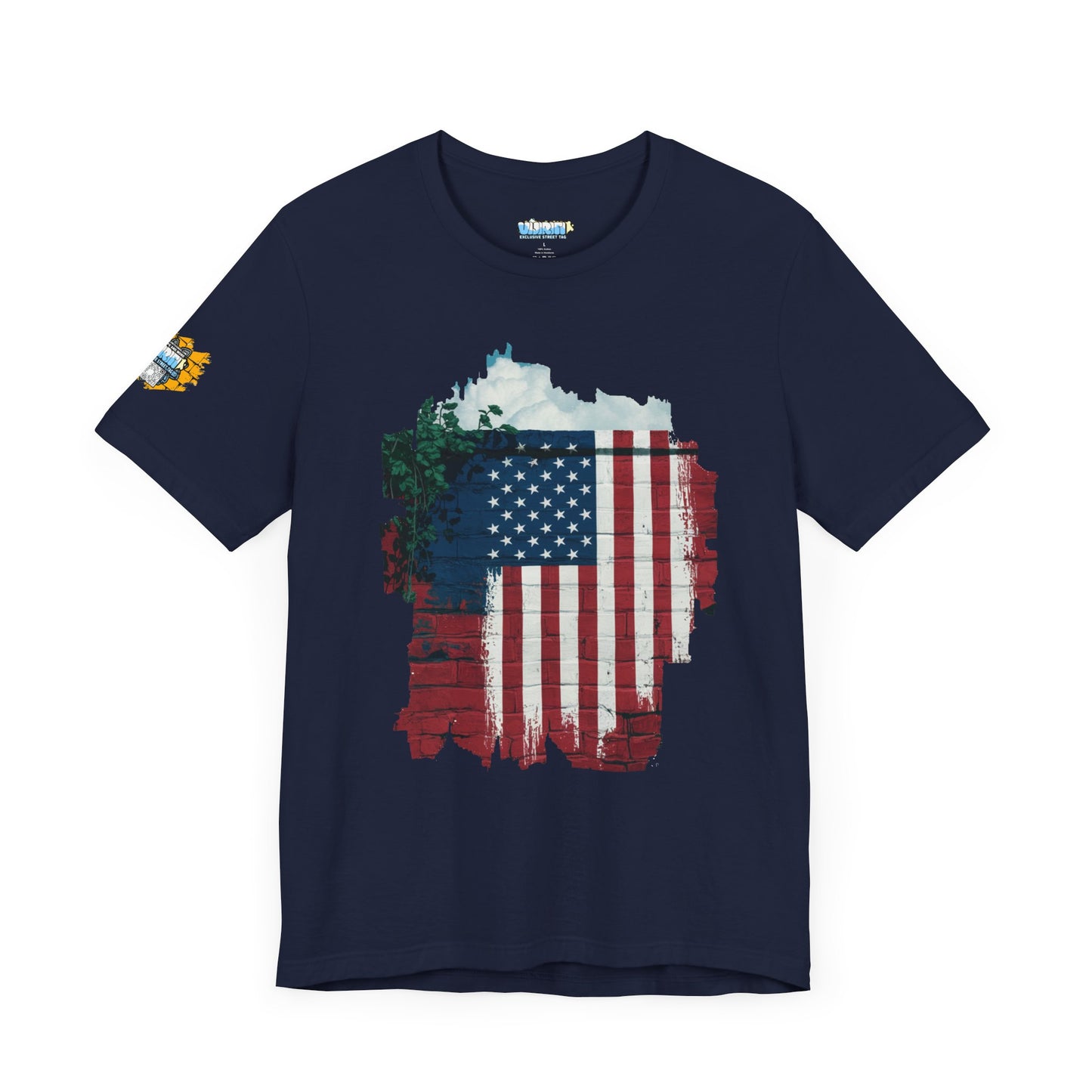 American flag tee