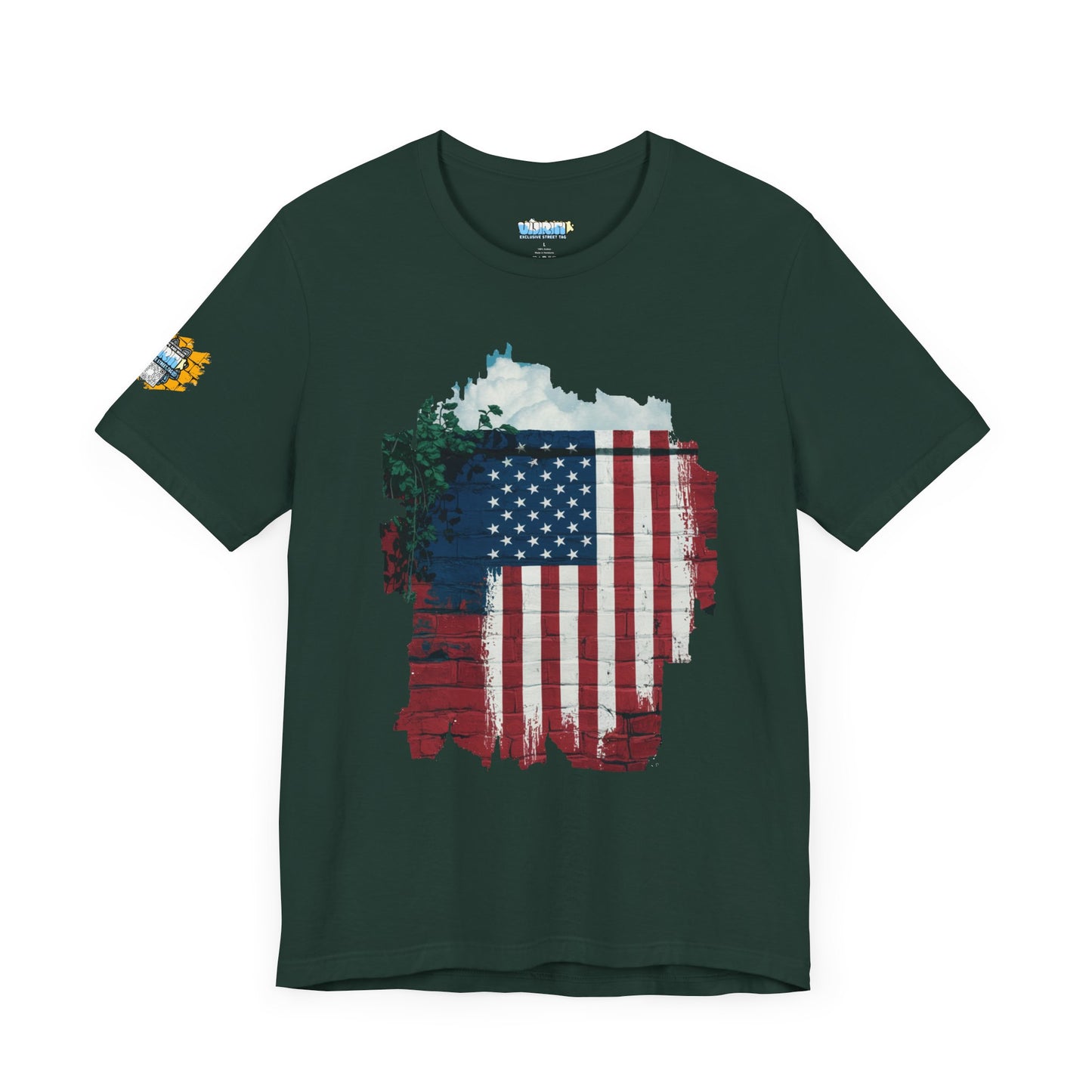 American flag tee