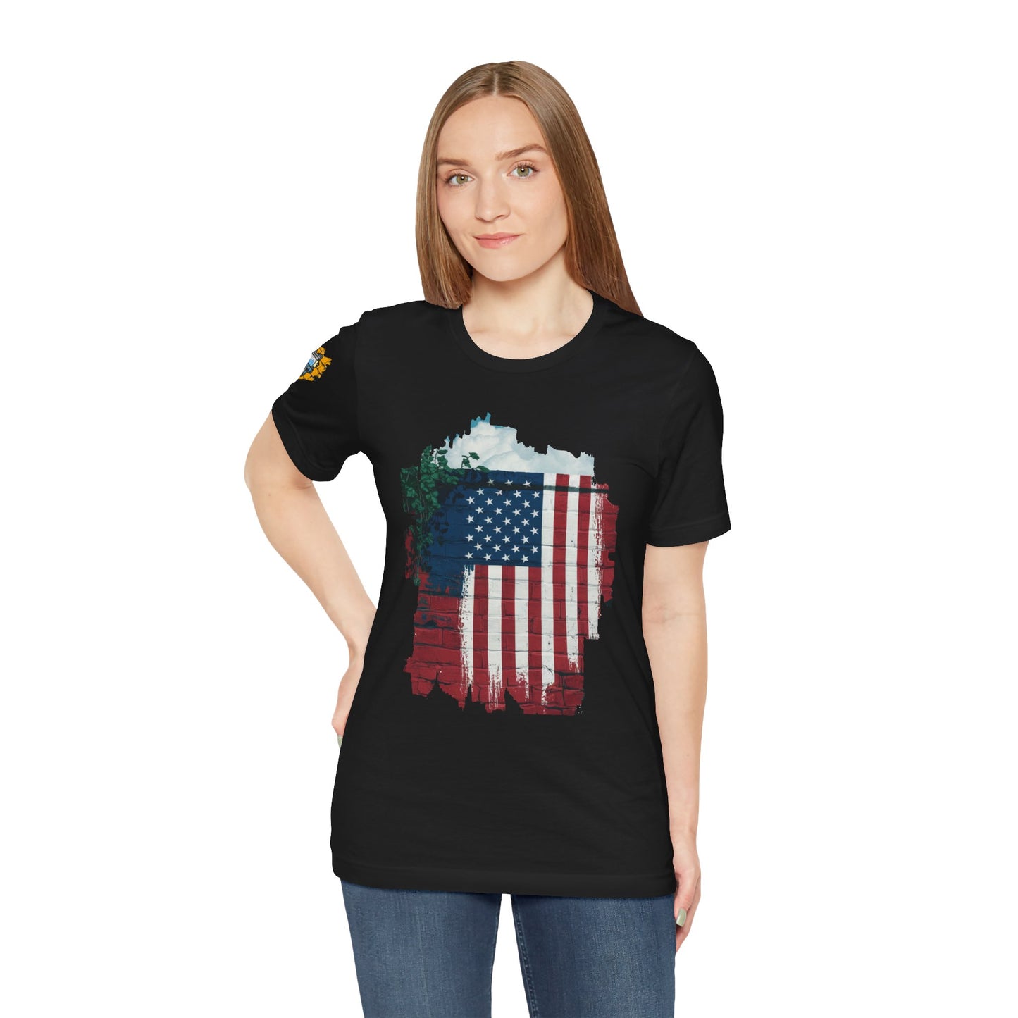 American flag tee