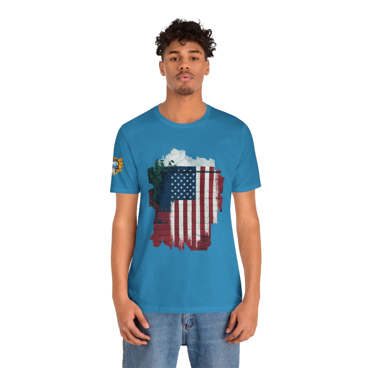 American flag tee