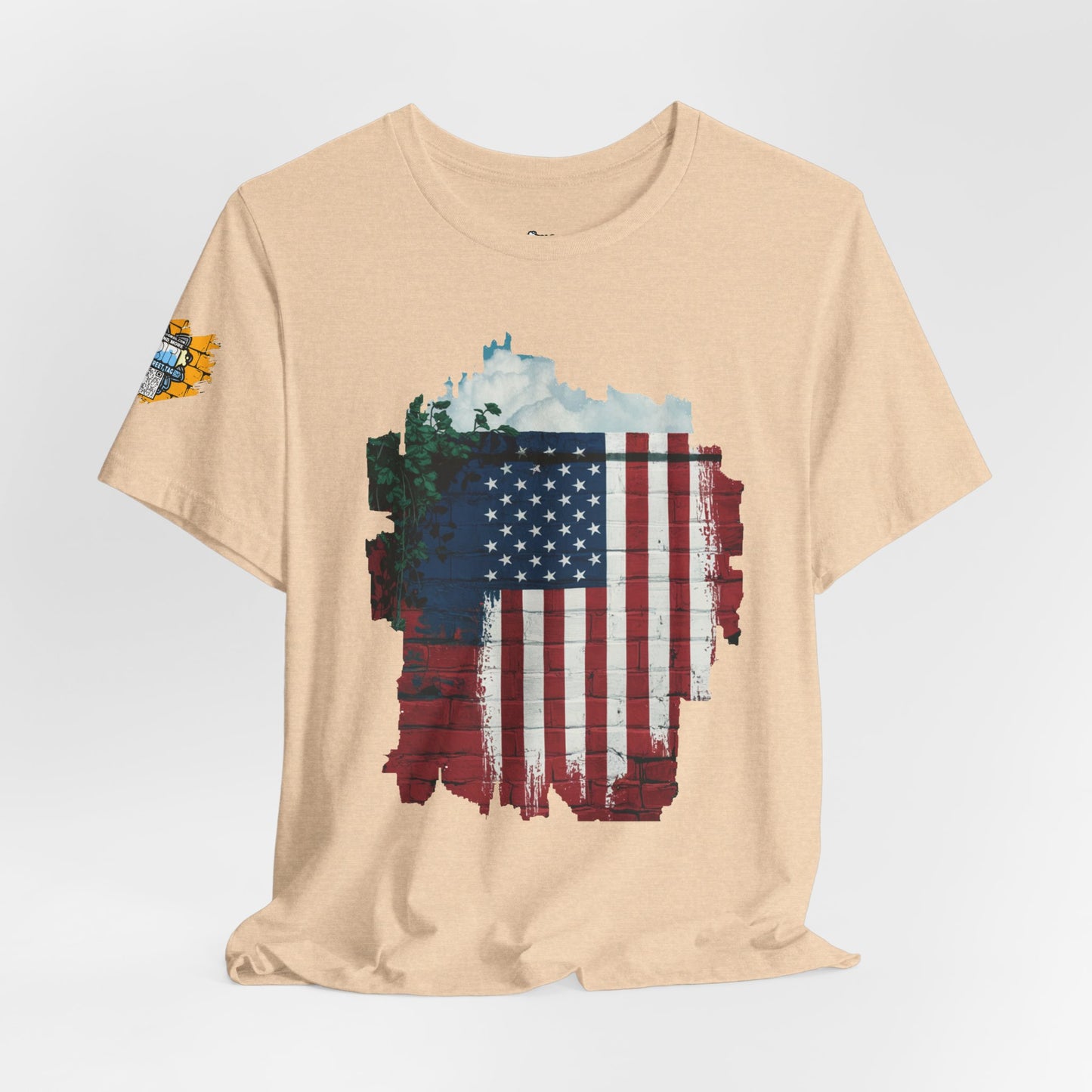 American flag tee