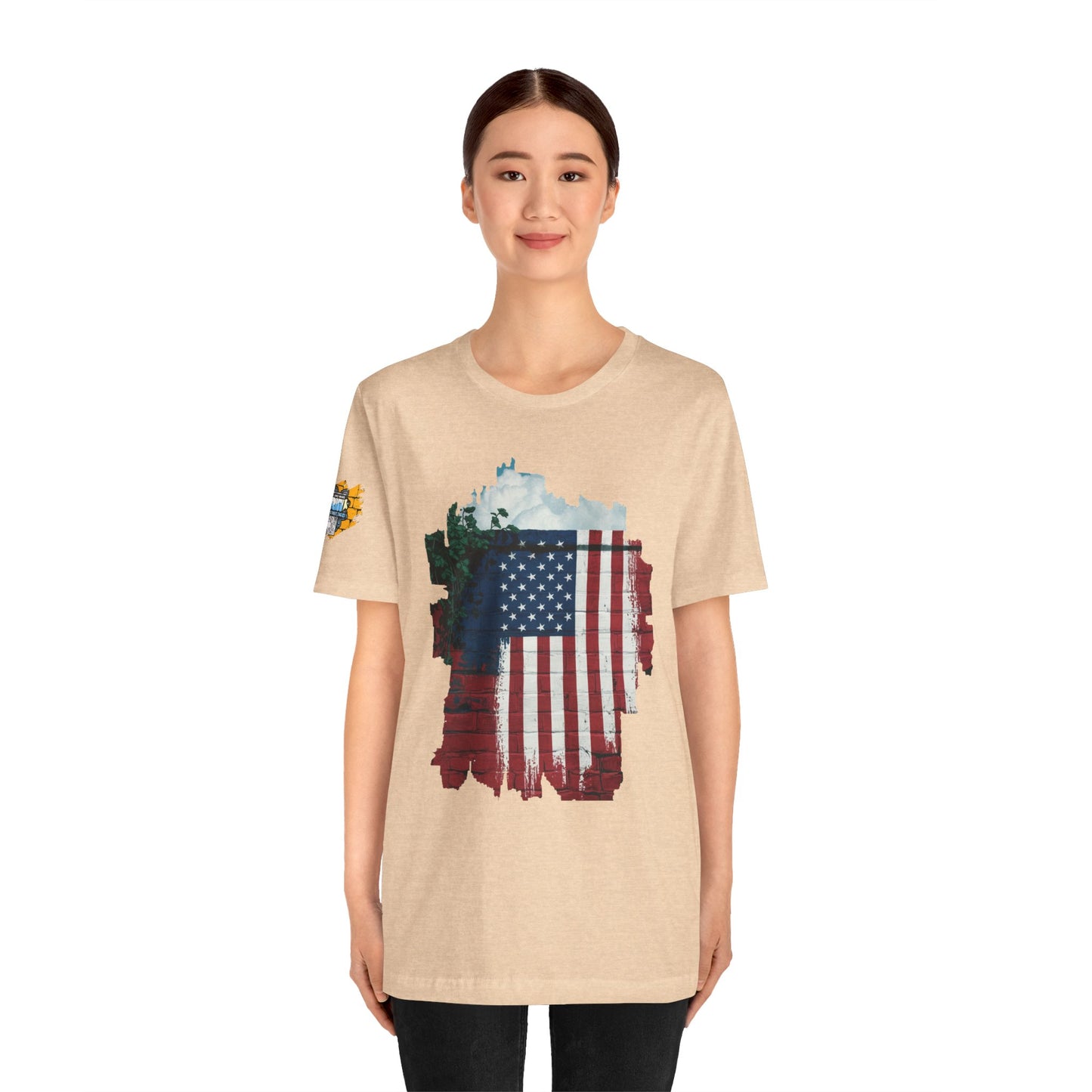 American flag tee