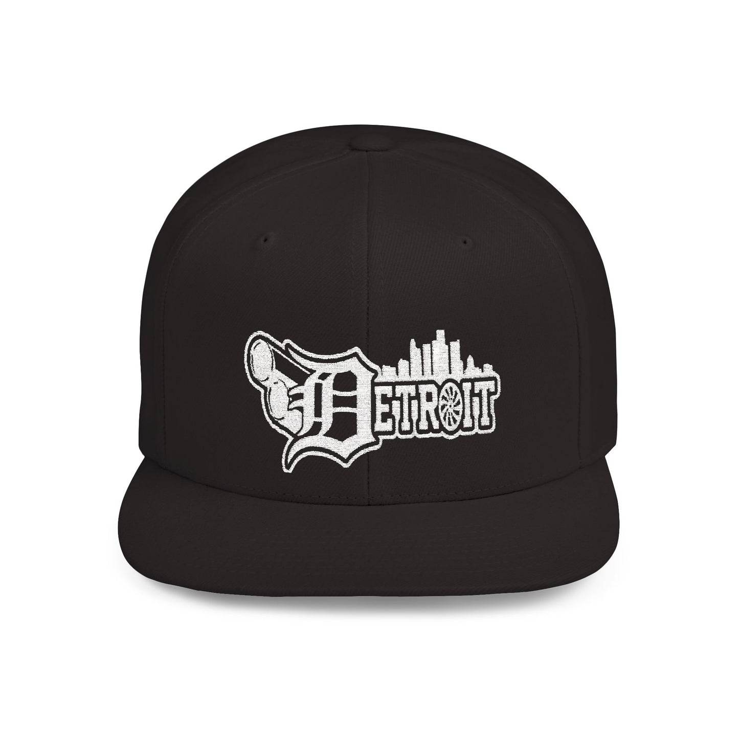 Big pipes detroit Flat Bill Snapback