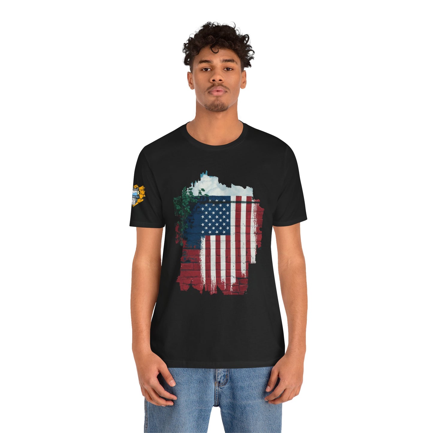 American flag tee