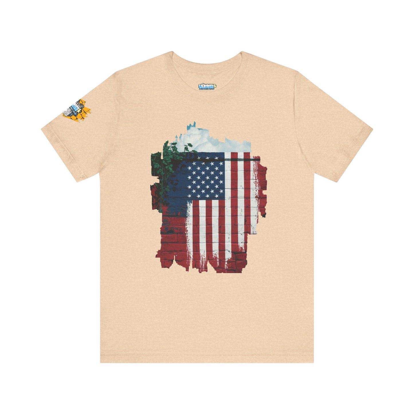 American flag tee