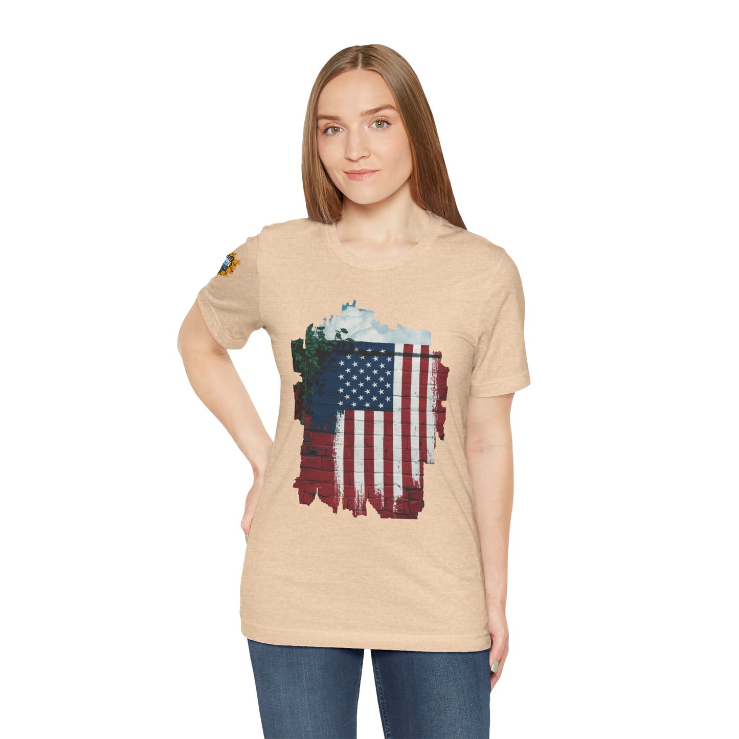 American flag tee