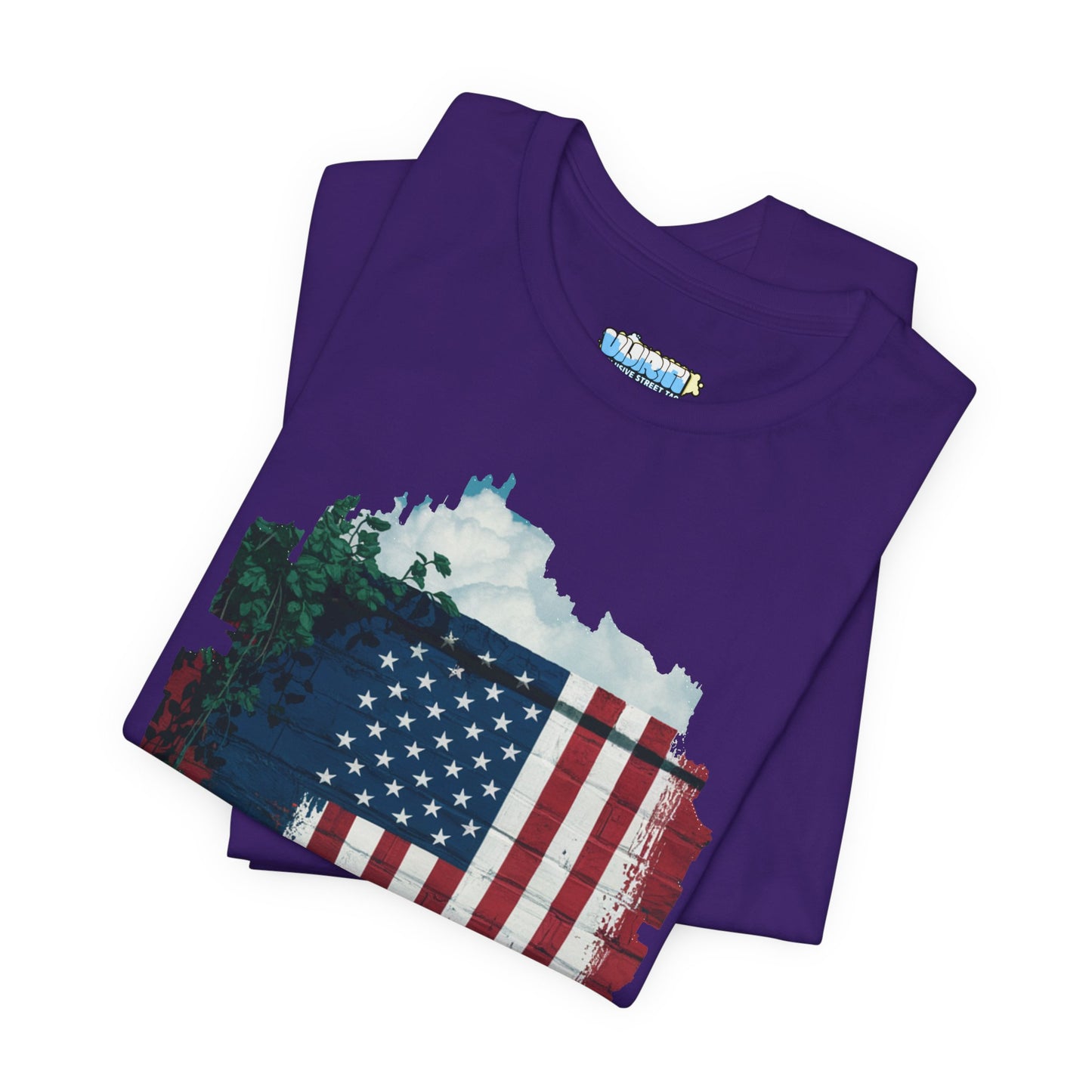 American flag tee