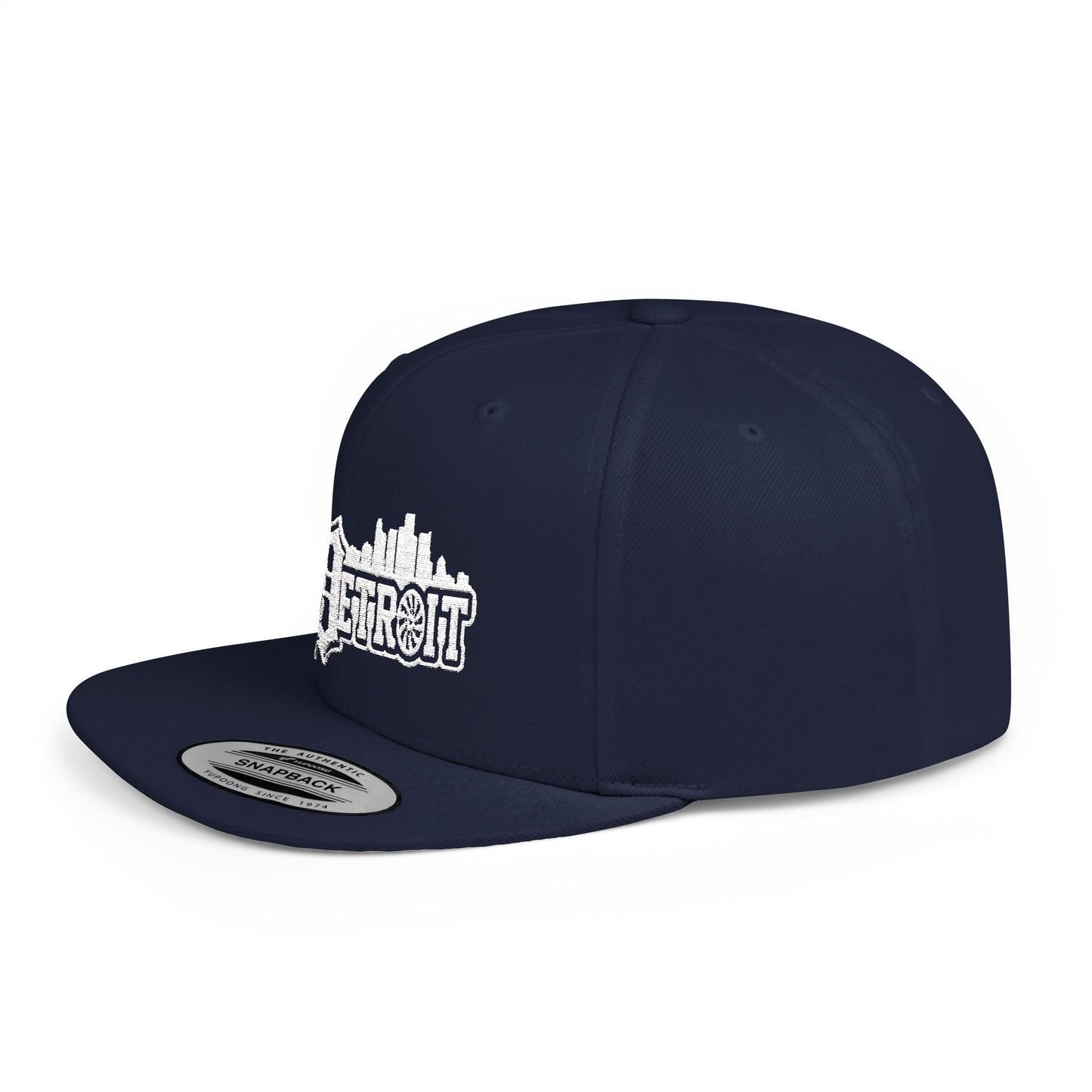 Big pipes detroit Flat Bill Snapback