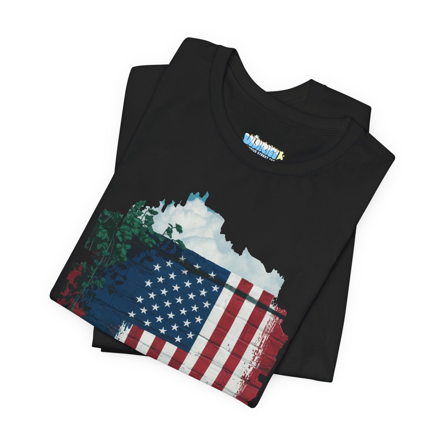 American flag tee