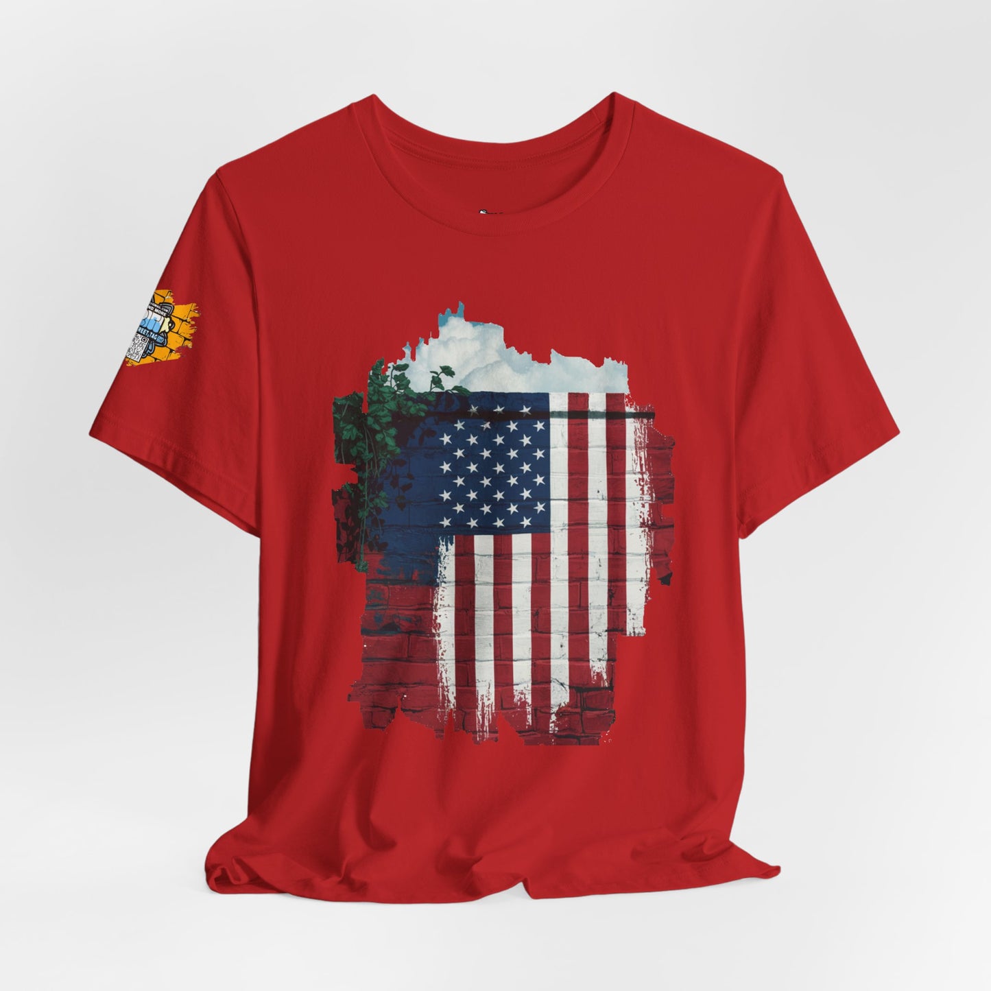 American flag tee