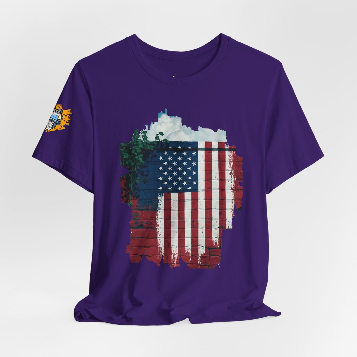 American flag tee
