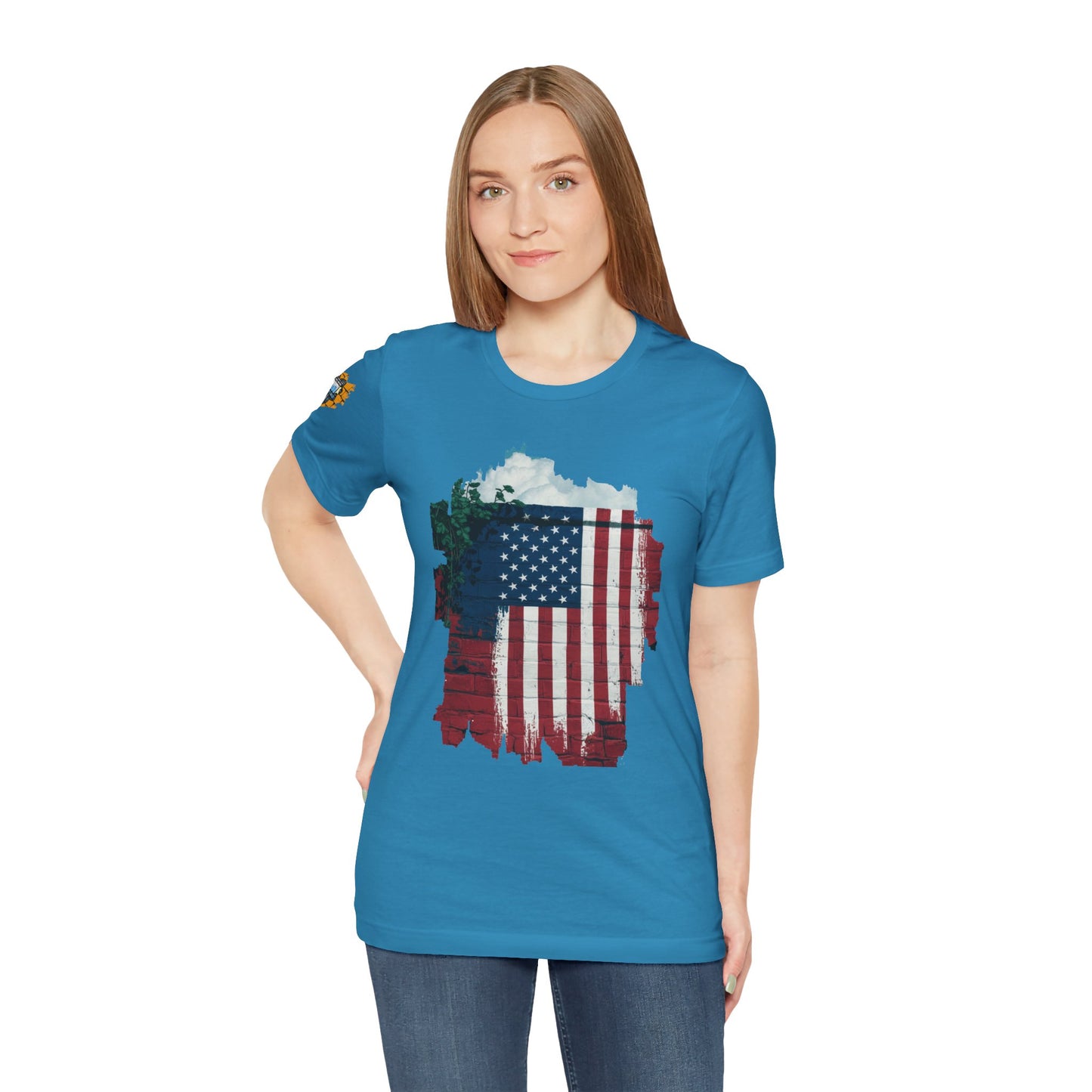 American flag tee