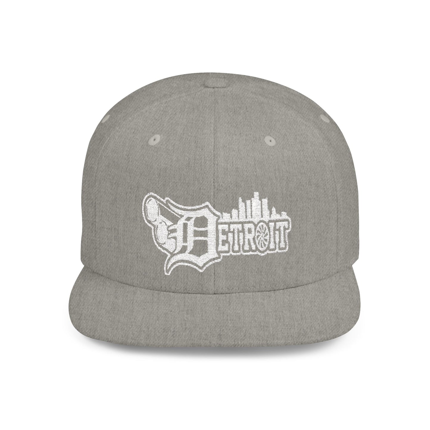 Big pipes detroit Flat Bill Snapback