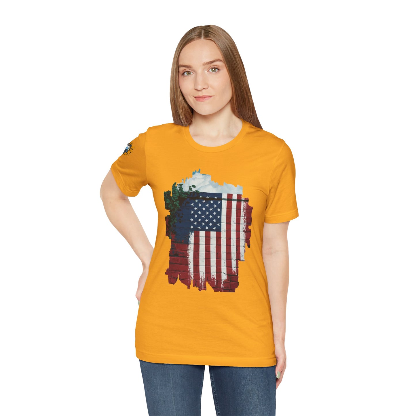 American flag tee