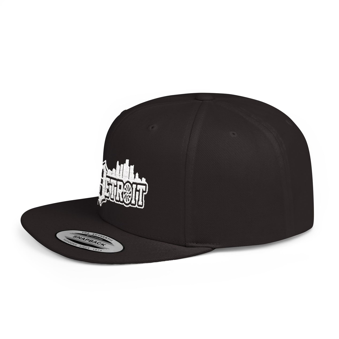 Big pipes detroit Flat Bill Snapback