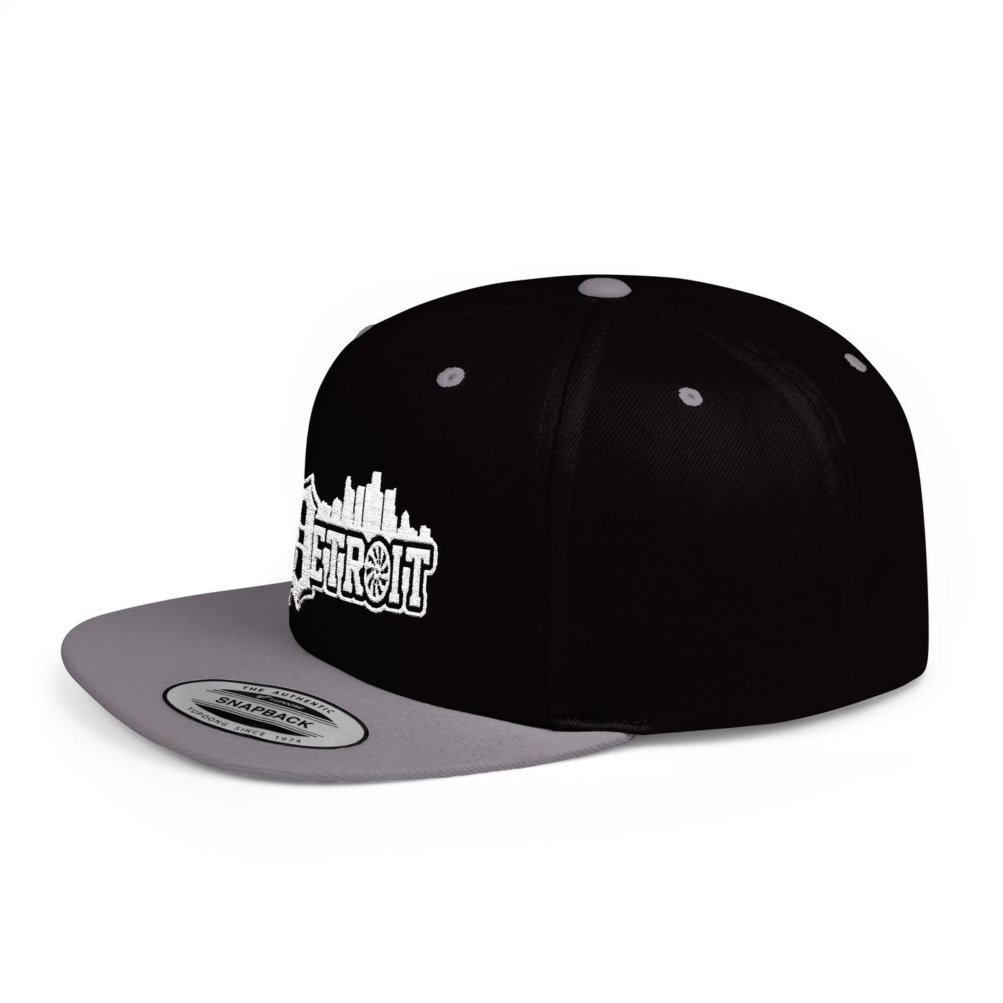 Big pipes detroit Flat Bill Snapback