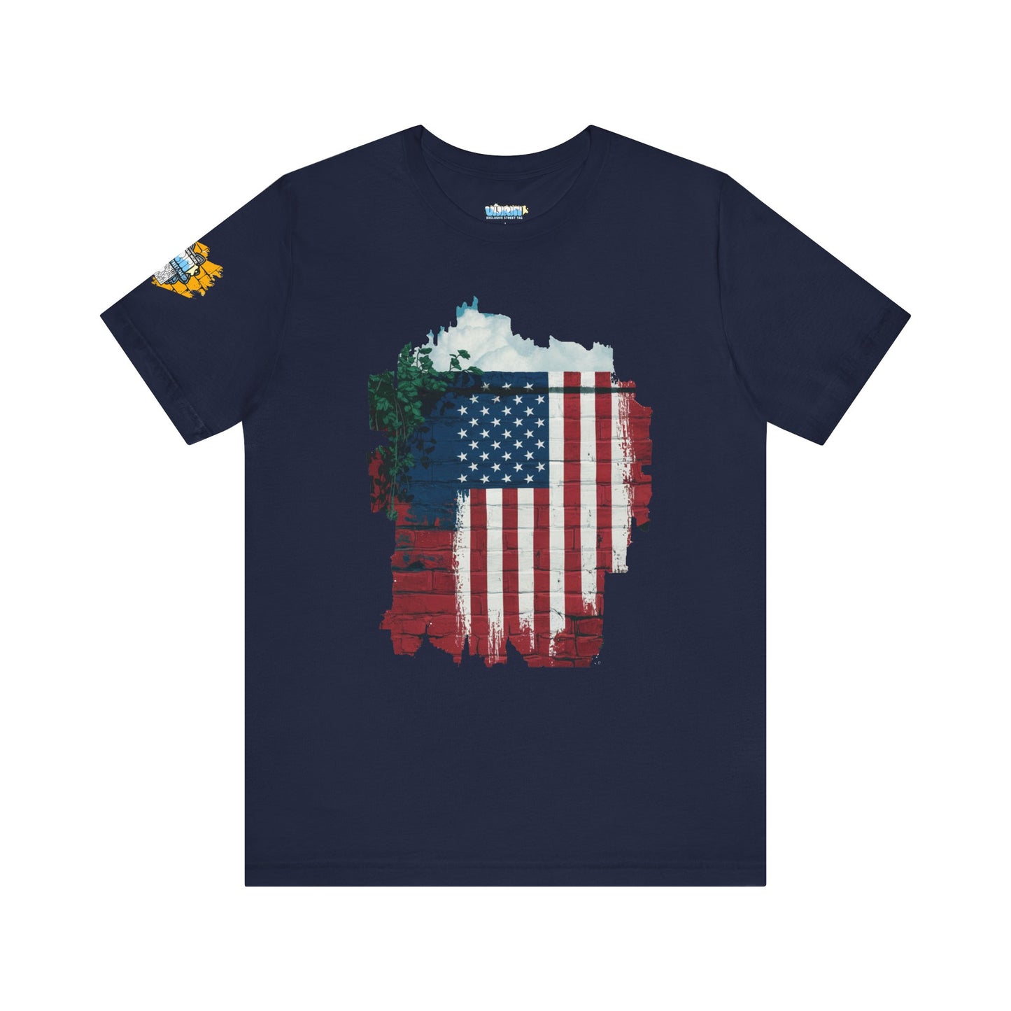 American flag tee