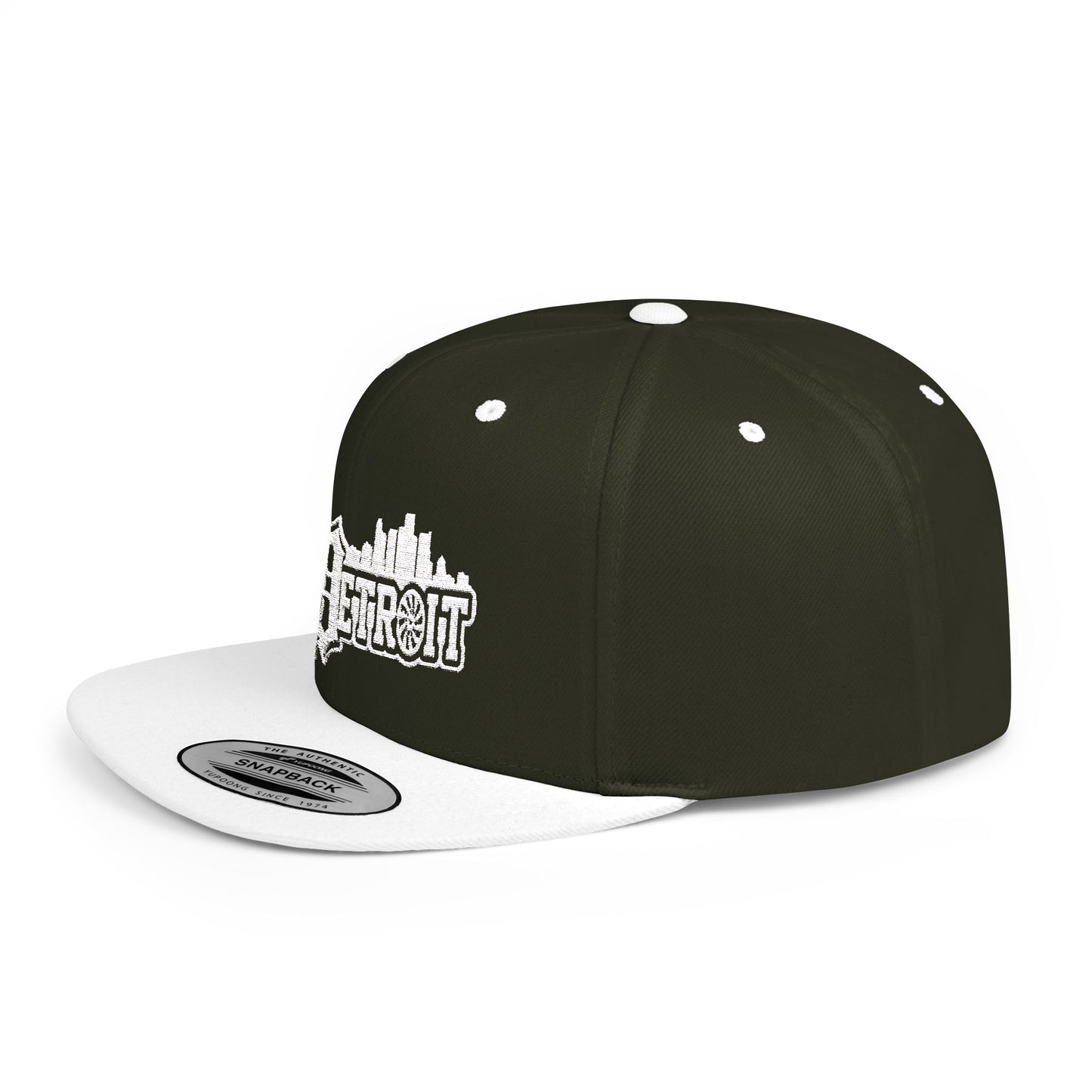 Big pipes detroit Flat Bill Snapback