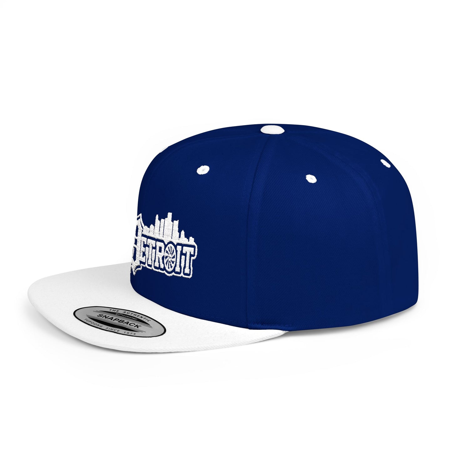 Big pipes detroit Flat Bill Snapback