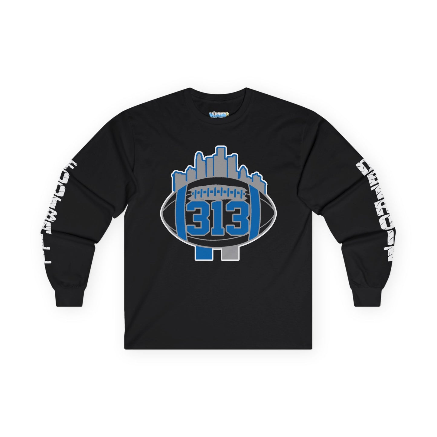 313 Foot ball new Lion color Long Sleeve Tee