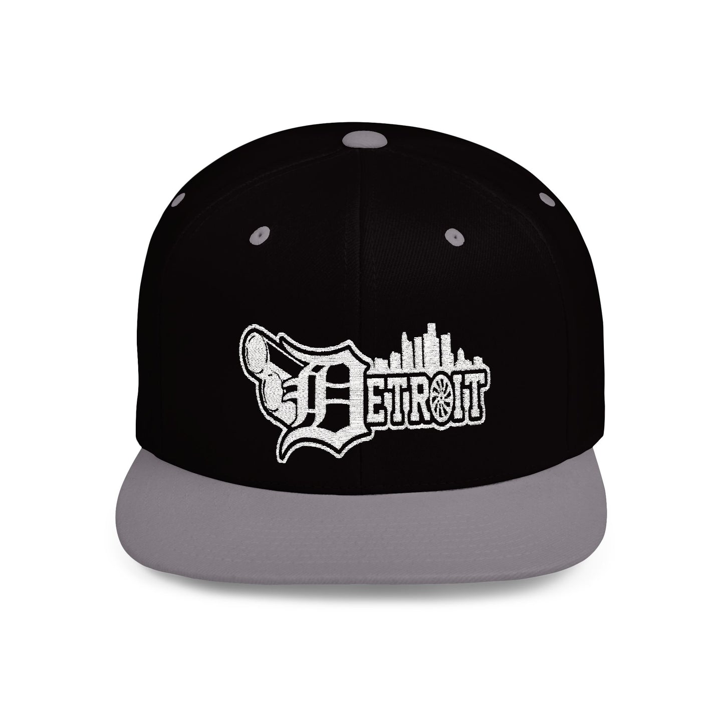 Big pipes detroit Flat Bill Snapback