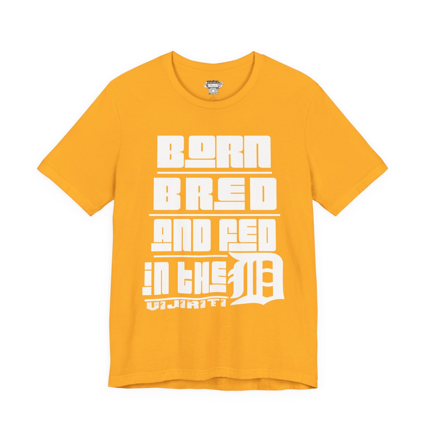 Born Bred And Fed Unisex Jersey Tee - Detroit Love Apparel