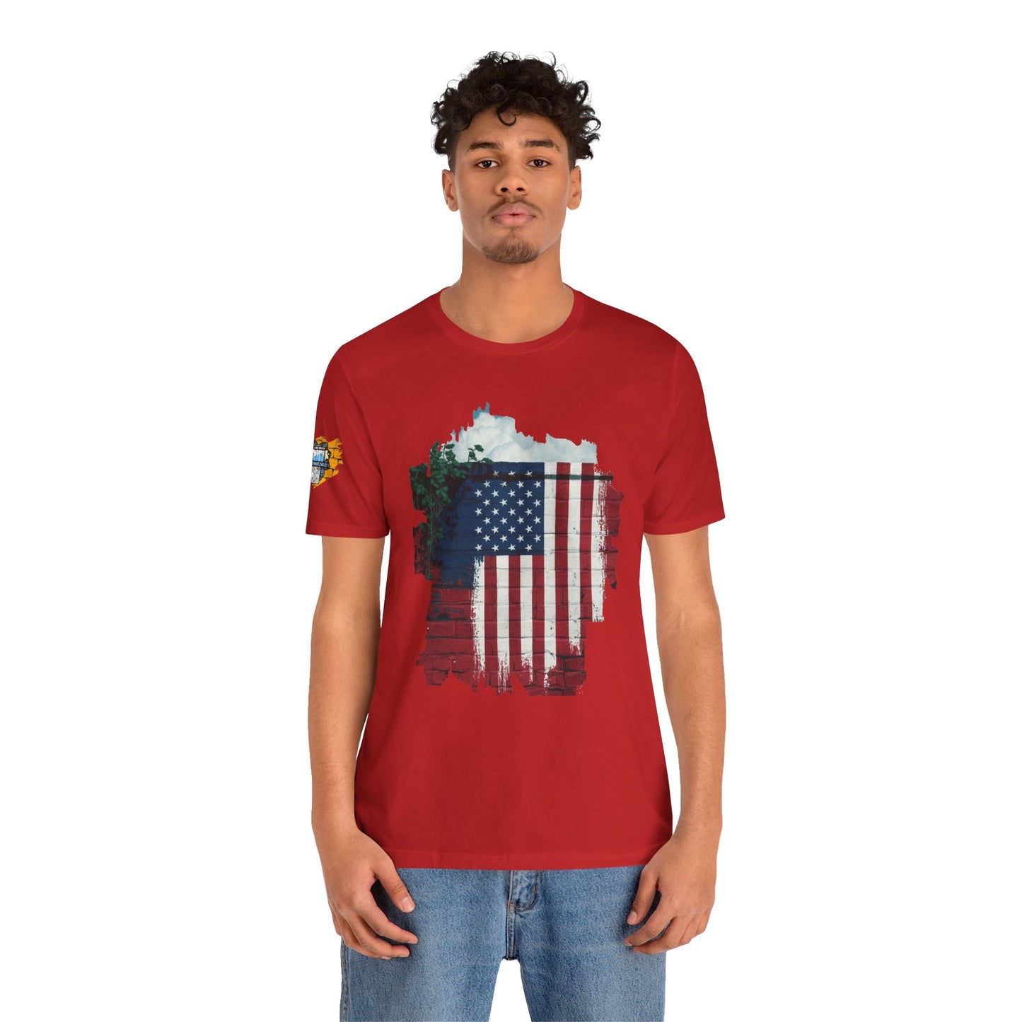 American flag tee