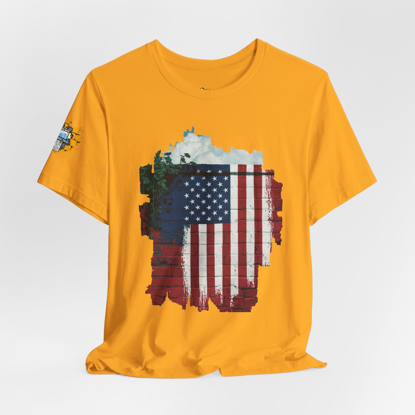 American flag tee