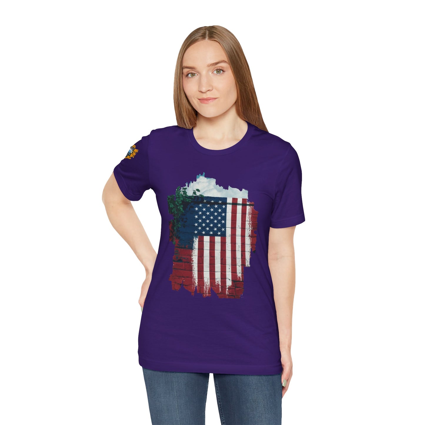 American flag tee