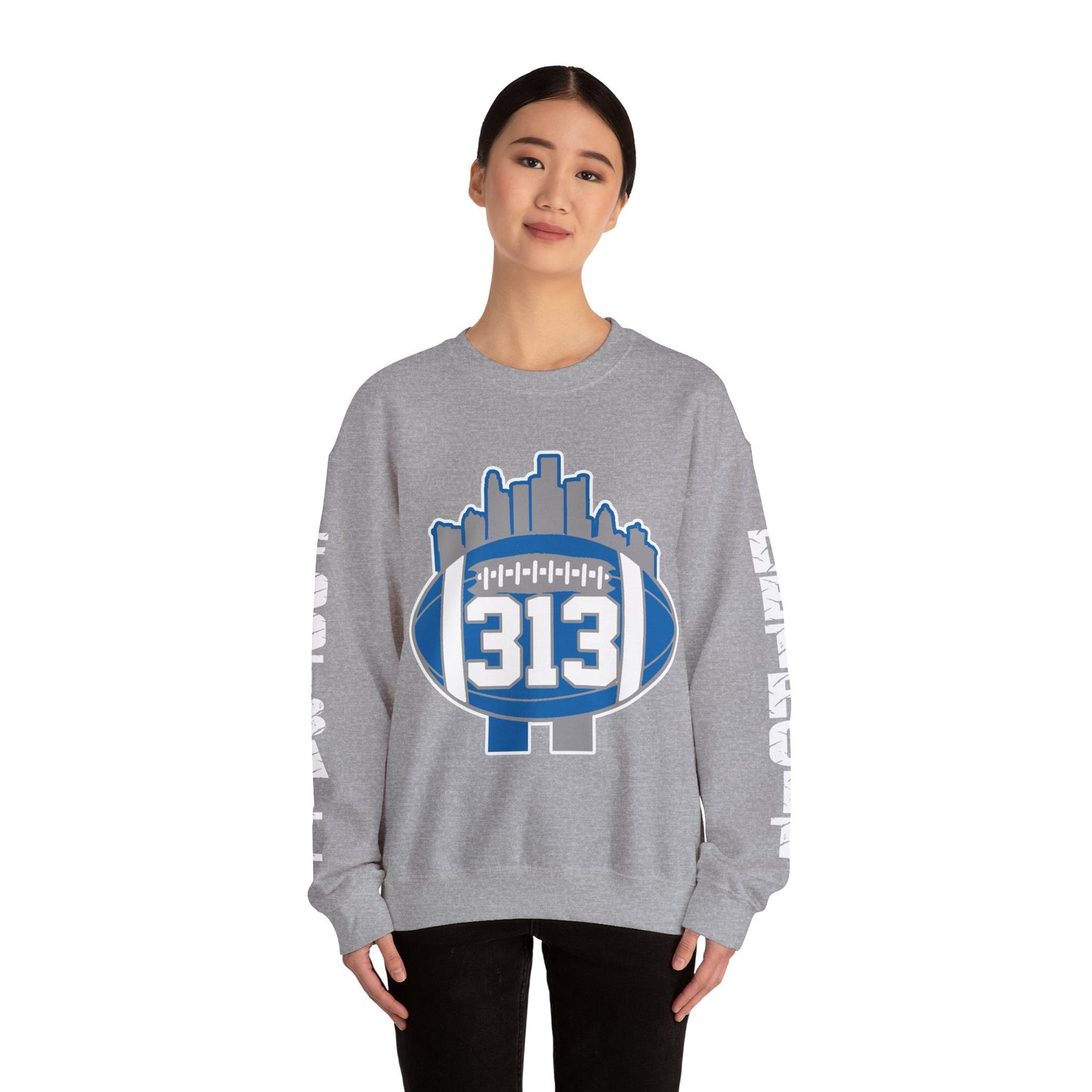 313 foot ball Crewneck Sweatshirt
