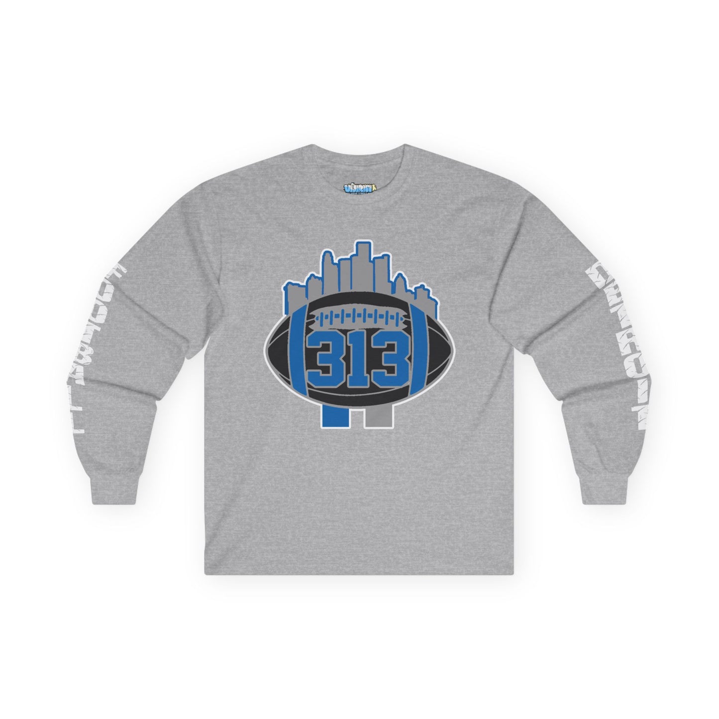 313 Foot ball new Lion color Long Sleeve Tee
