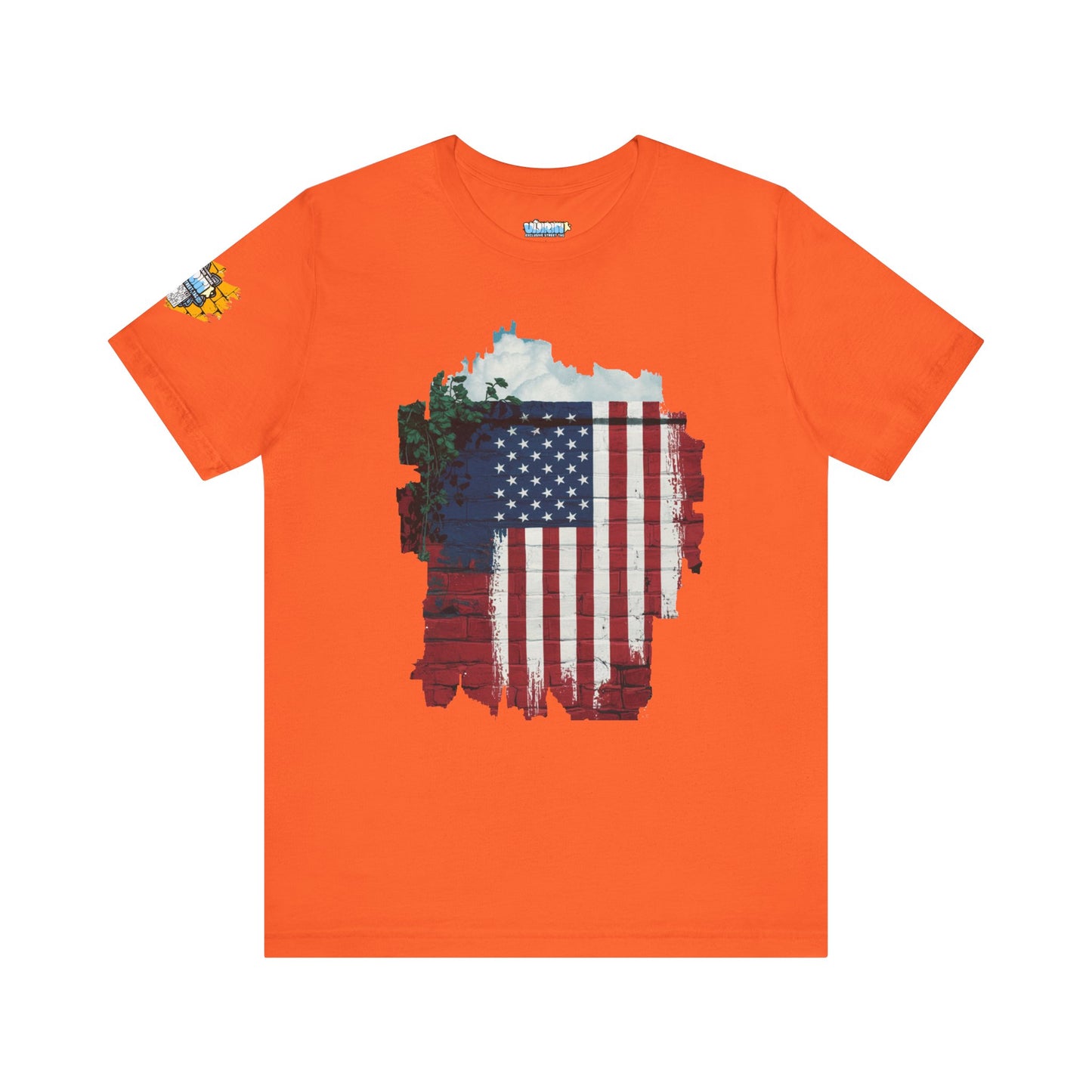 American flag tee