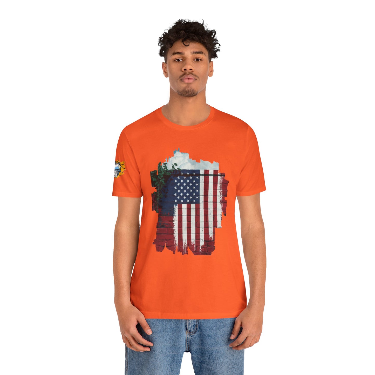 American flag tee