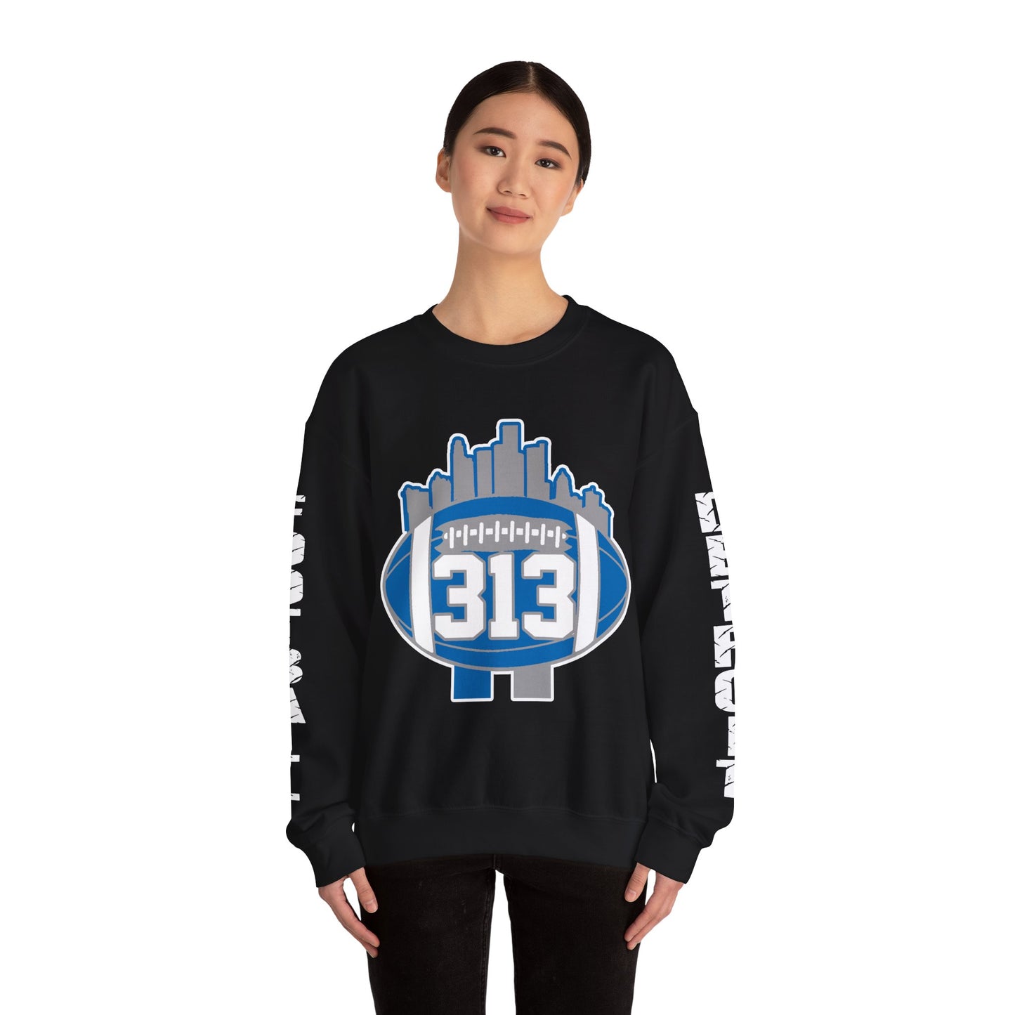 313 foot ball Crewneck Sweatshirt