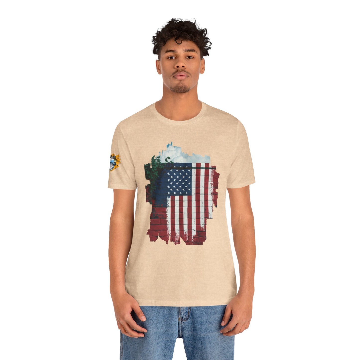American flag tee