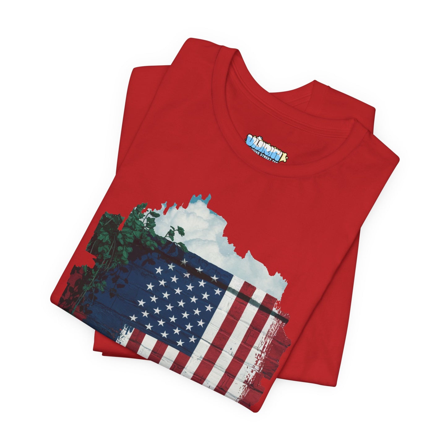American flag tee