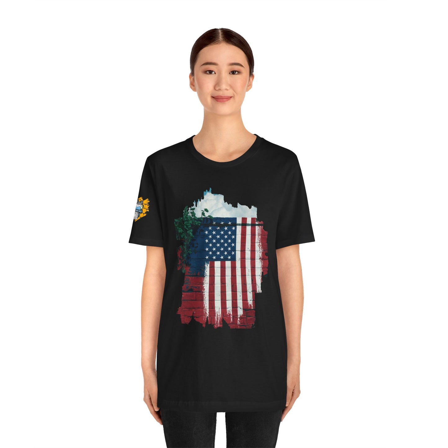 American flag tee