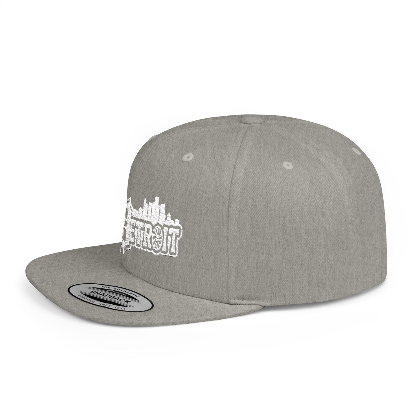 Big pipes detroit Flat Bill Snapback