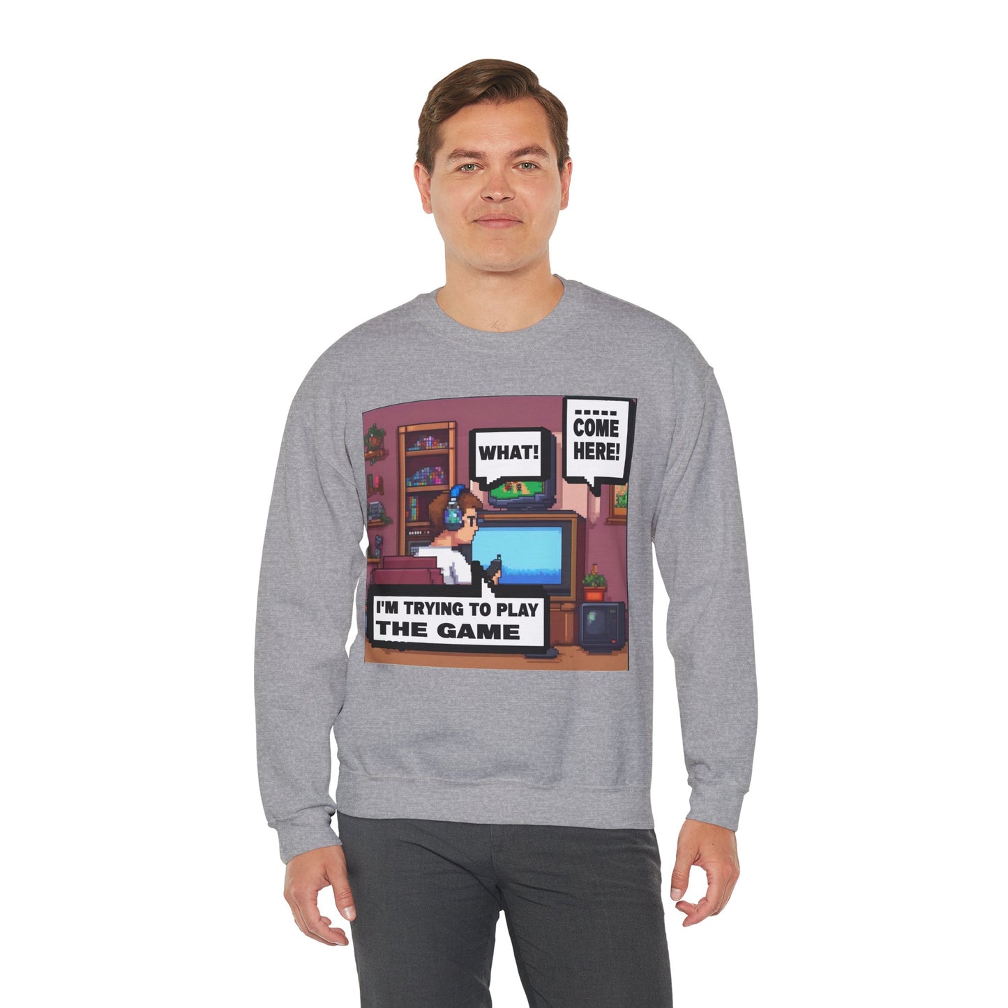 I'm trying to play the game v2 Crewneck Sweatshirt