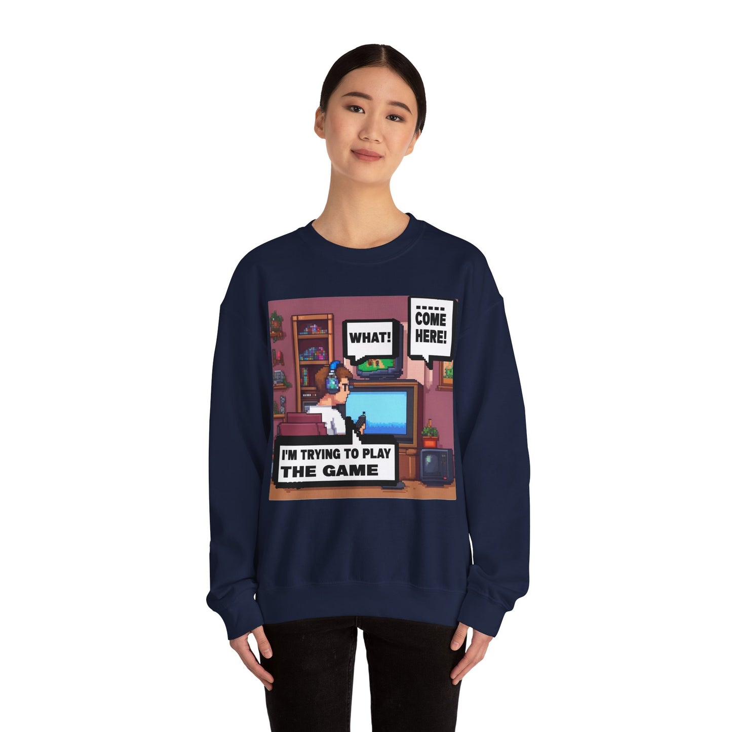 I'm trying to play the game v2 Crewneck Sweatshirt