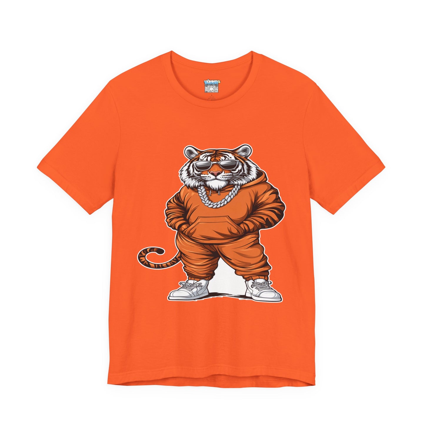 Cool Cat Graphic Tee - Jersey Short Sleeve T-Shirt for Animal Lovers