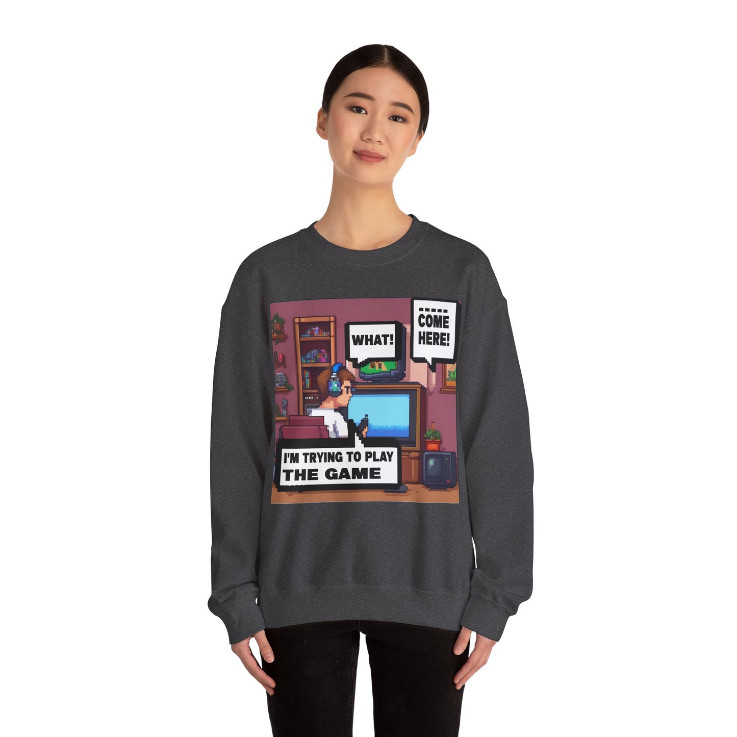 I'm trying to play the game v2 Crewneck Sweatshirt