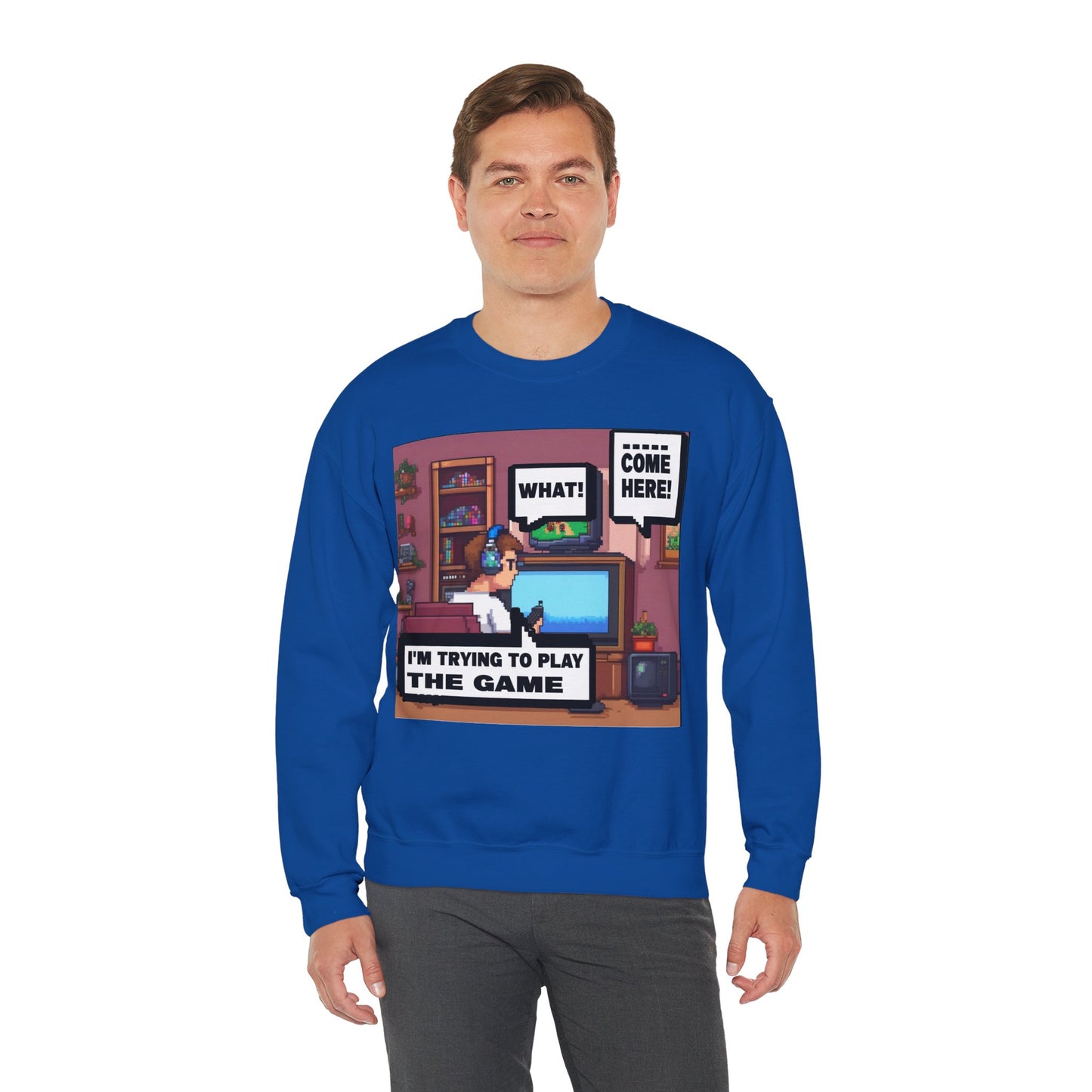 I'm trying to play the game v2 Crewneck Sweatshirt